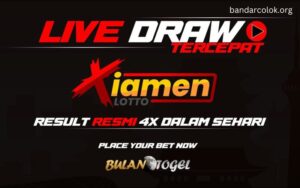 Live Draw Xiamen Lottery